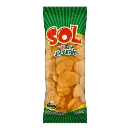 Papas Sabor Jalapeño Sol Tubipapa Botana Snack Salado 100gr - Papas Sol - detalle