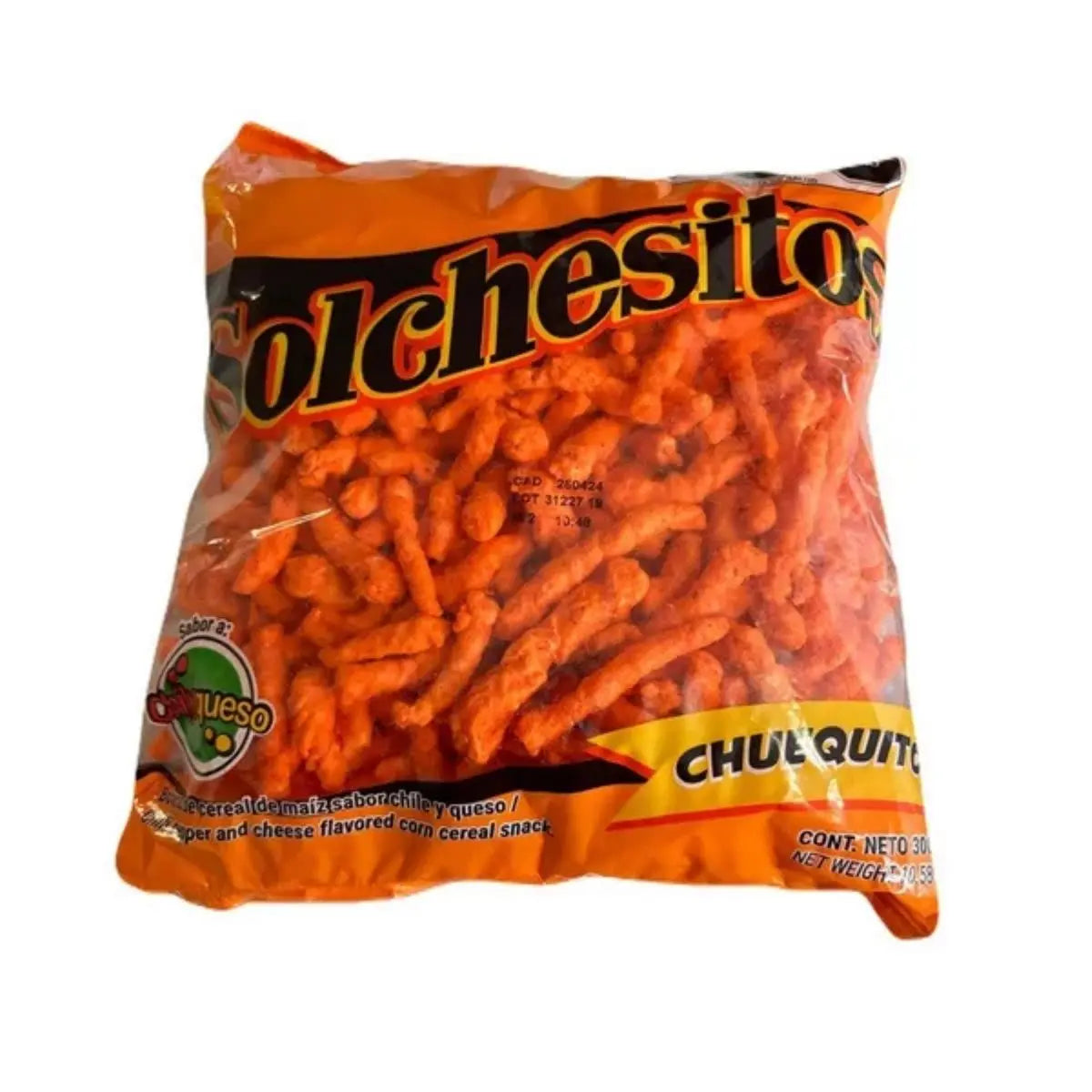 Frituras Solchesitos Sol Botana Snack Sabor Chile Queso 300g - Papas Sol