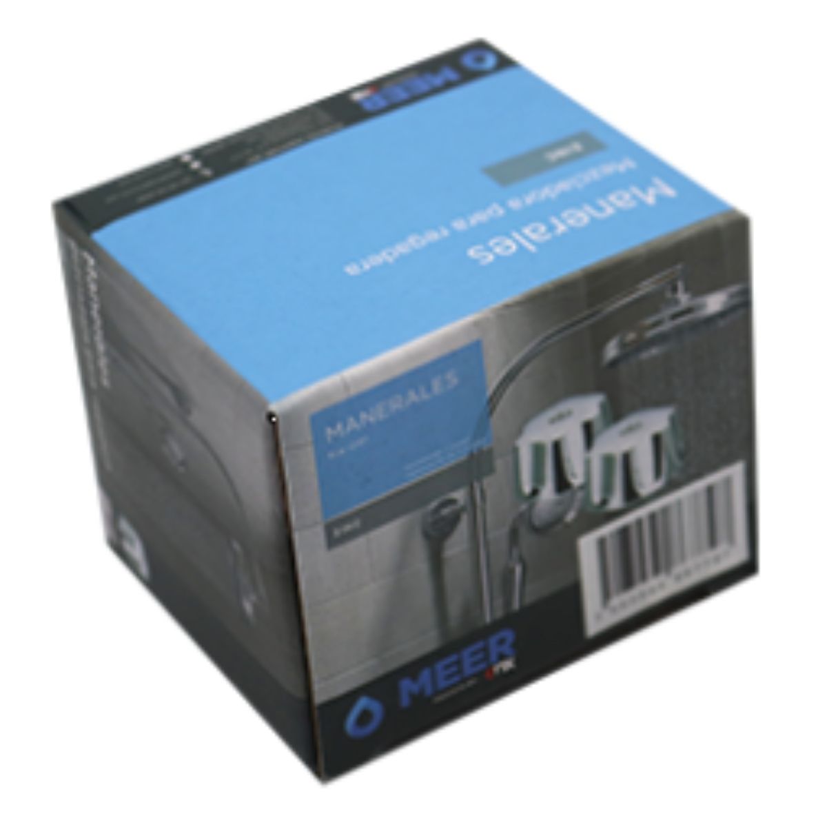 Juego Manerales Regadera Meer Cromado Baño