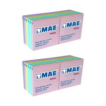 Block de notas adhesivas Mae 3x3 pastel con 24 blocs