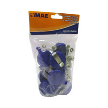 10pzs Yoyo Porta Gafete Mae Retractil Colores Solidos