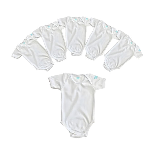 6pz Pañalero Blanco Ropa Bebe Niño Niña