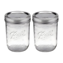 Mason Jars Ball 16oz Boca Ancha Vidrio 2 Pack Tapa Frasco