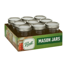 Mason Jars Ball 16oz Boca Ancha Vidrio 8 Pack Tapa Frasco