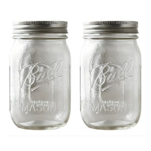2pz Frasco Mason Jars Ball 16oz 473ml Boca Regular Vidrio