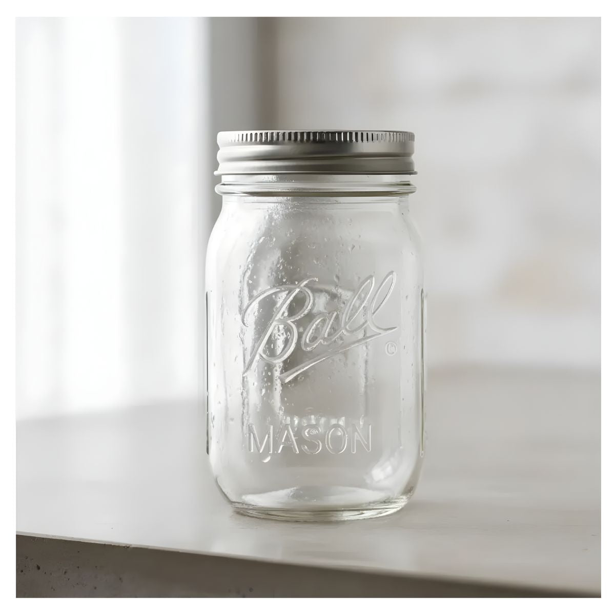 2pz Frasco Mason Jars Ball 16oz 473ml Boca Regular Vidrio