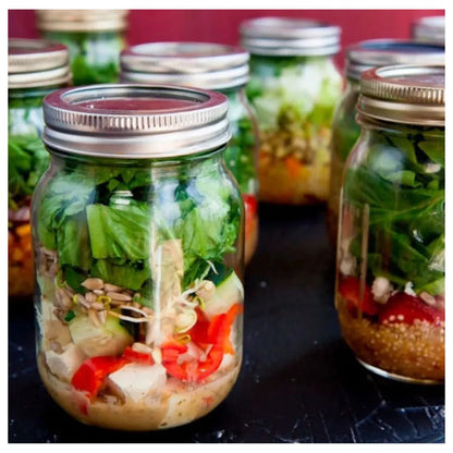 8pz Frasco Mason Jars Ball 16oz 473ml Boca Regular Vidrio Ball