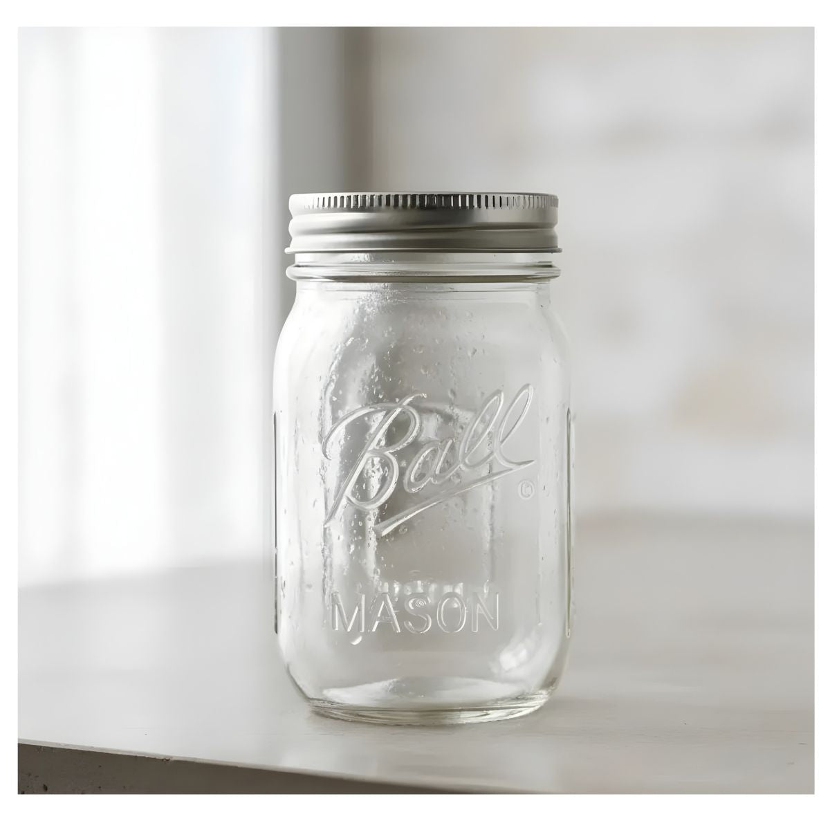 2pz Frasco Mason Jars Ball 16oz 473ml Boca Regular Vidrio Ball