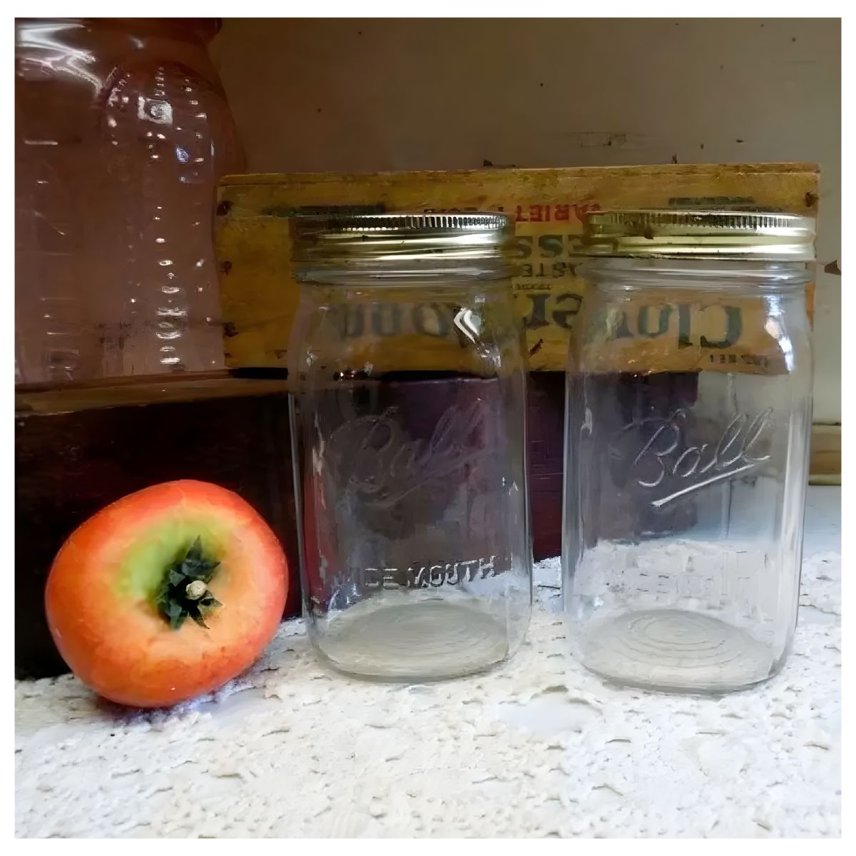 Frasco Vidrio Mason Jar Ball 32 Oz Boca Ancha Original 4 Pz Transparente