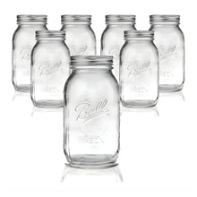 8pz Frasco Mason Jars Ball Vidrio Boca Regular 32oz Original