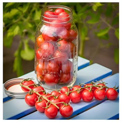 Mason Jars Ball 64 oz Boca Ancha Caja con 6 Frascos (1,892 ml)