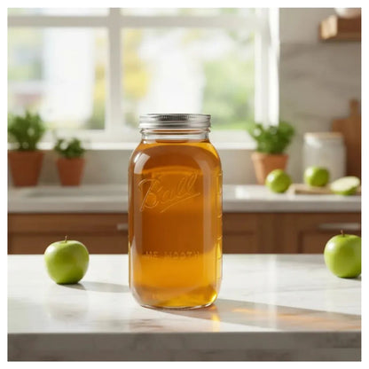 Frasco Vidrio Mason Jar Ball 64 Oz Boca Ancha Original 12pz Ball