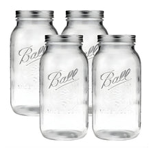 Frasco Vidrio Mason Jar Ball 64 Oz Boca Ancha Original 4pz Transparente