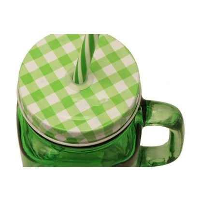 3pz Tarros Calavera Vaso Frasco Vidrio Mason Jars Color Verde