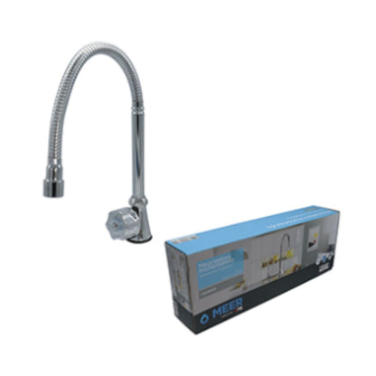 Llave Flexible Fregadero Meer Monomando Cromada