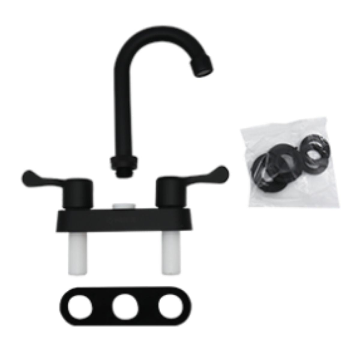 Mezcladora Lavabo Meer Negro Mate