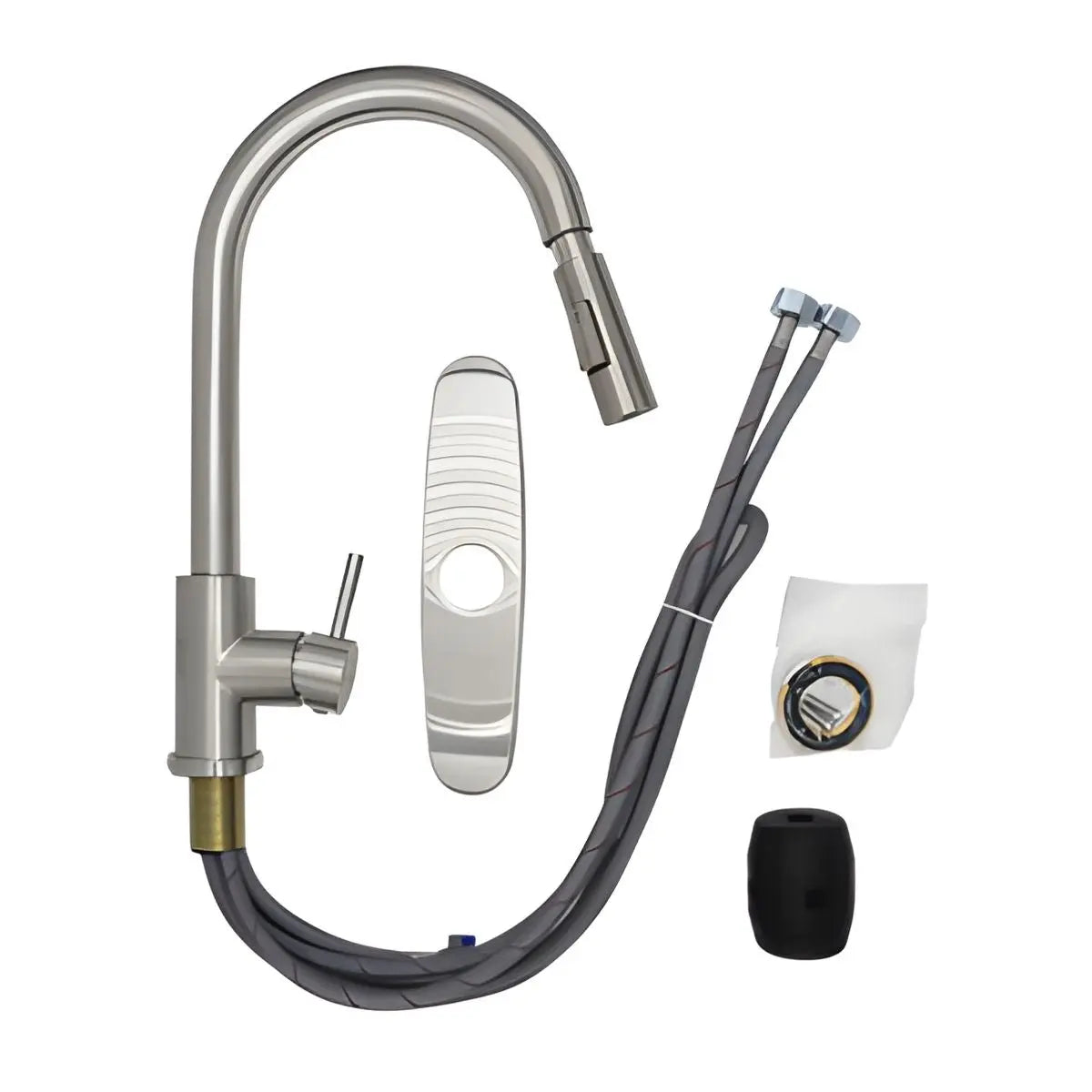 Mezcladora Monomando Fregadero Meer Zinc - CNX - vista lateral