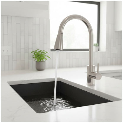 Meer Mezcladora Monomando Flexible Fregadero Zinc Cromada