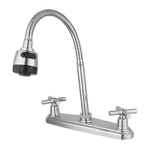 Meer Mezcladora Flexible Fregadero Balance Zinc Cromada 6PZ - CNX - detalle