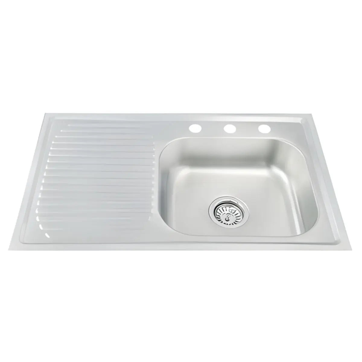 Meer Tarja Sencilla Sobreponer Escurridero Izquierdo 80×50×15 Calibre 14 MASTER 5PZ - CNX - detalle