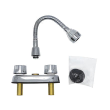 Mezcladora Fregadero Meer Laton Acero Inoxidable 4" 6PZ - CNX - accesorios