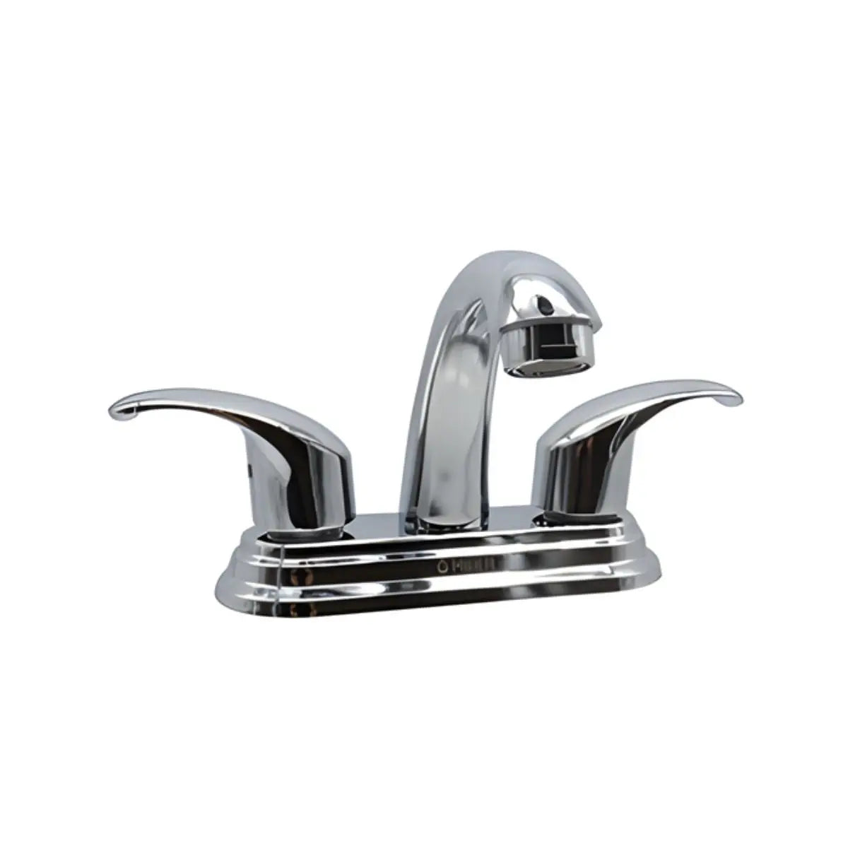 Mezcladora Lavabo Meer Color Plateado 4" Cuerpo de Laton - CNX - vista lateral