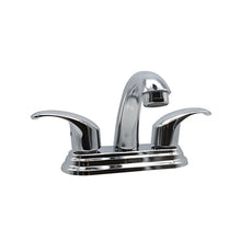 Mezcladora Lavabo Meer Color Plateado 4" Cuerpo de Laton - CNX - vista lateral
