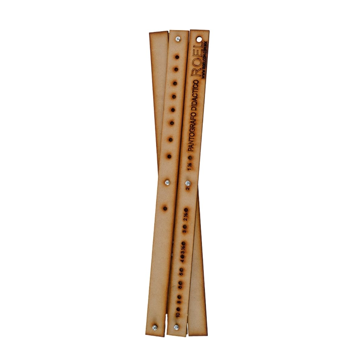 Pantografo Escolar Roel Color Cafe madera