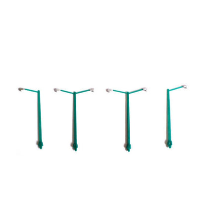 4 Luminarias Roel Arbotante Maqueta Diorama Escala 1 : 100