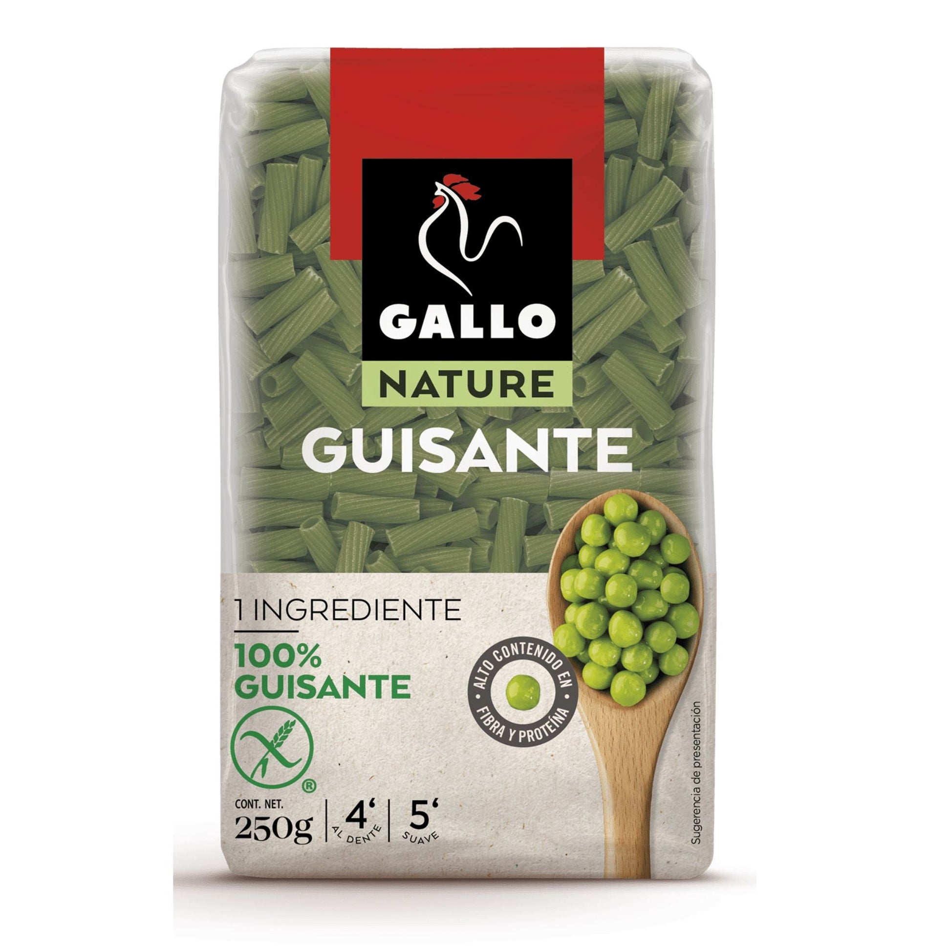 Nature Macarron Guisante 250g - Pastas La casa del bacalao