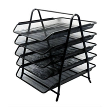 Charola Organizadora 5 Niveles Tamaño Oficio Negro Nextep