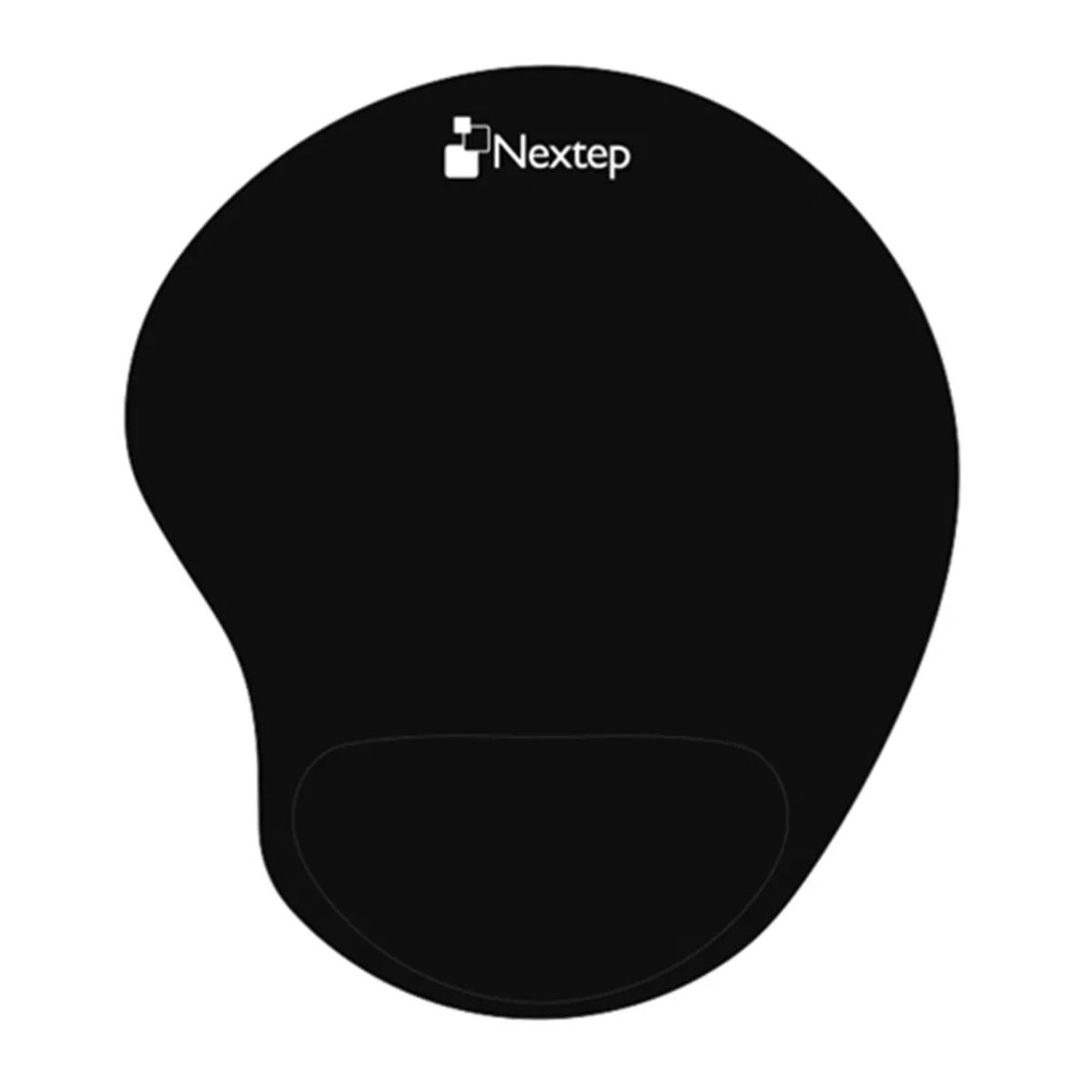 Mouse Pad Ergonomico Nextep Gel Descansa Muñecas Color Negro