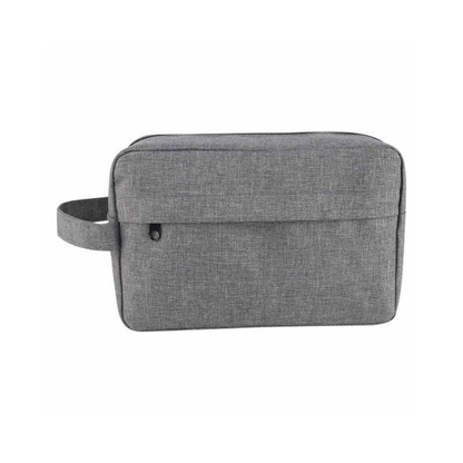 Neceser Bolsa Promoopcion Gris Viaje Poliester Serigrafia