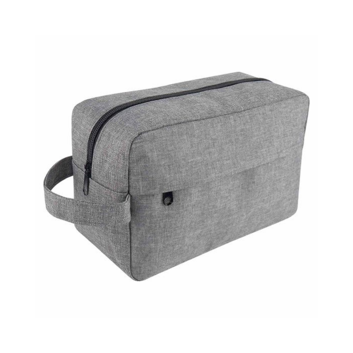 Neceser Bolsa Promoopcion Gris Viaje Poliester Serigrafia