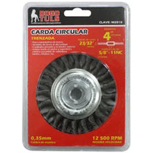 Carda Circular 4" Dogotuls Trenzado ENT 5/8"
