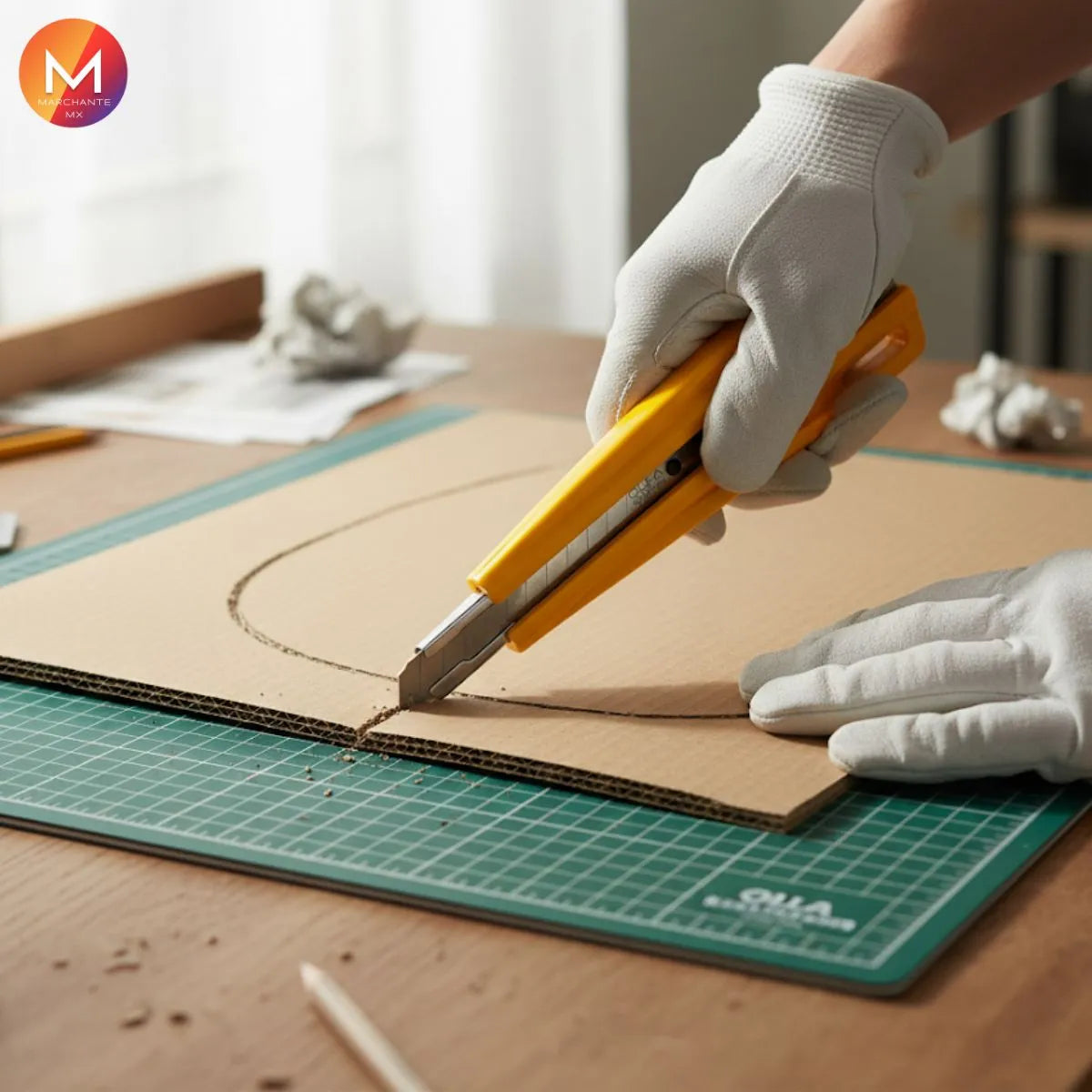 Cutter OLFA Mango Plástico Cuchilla Acero