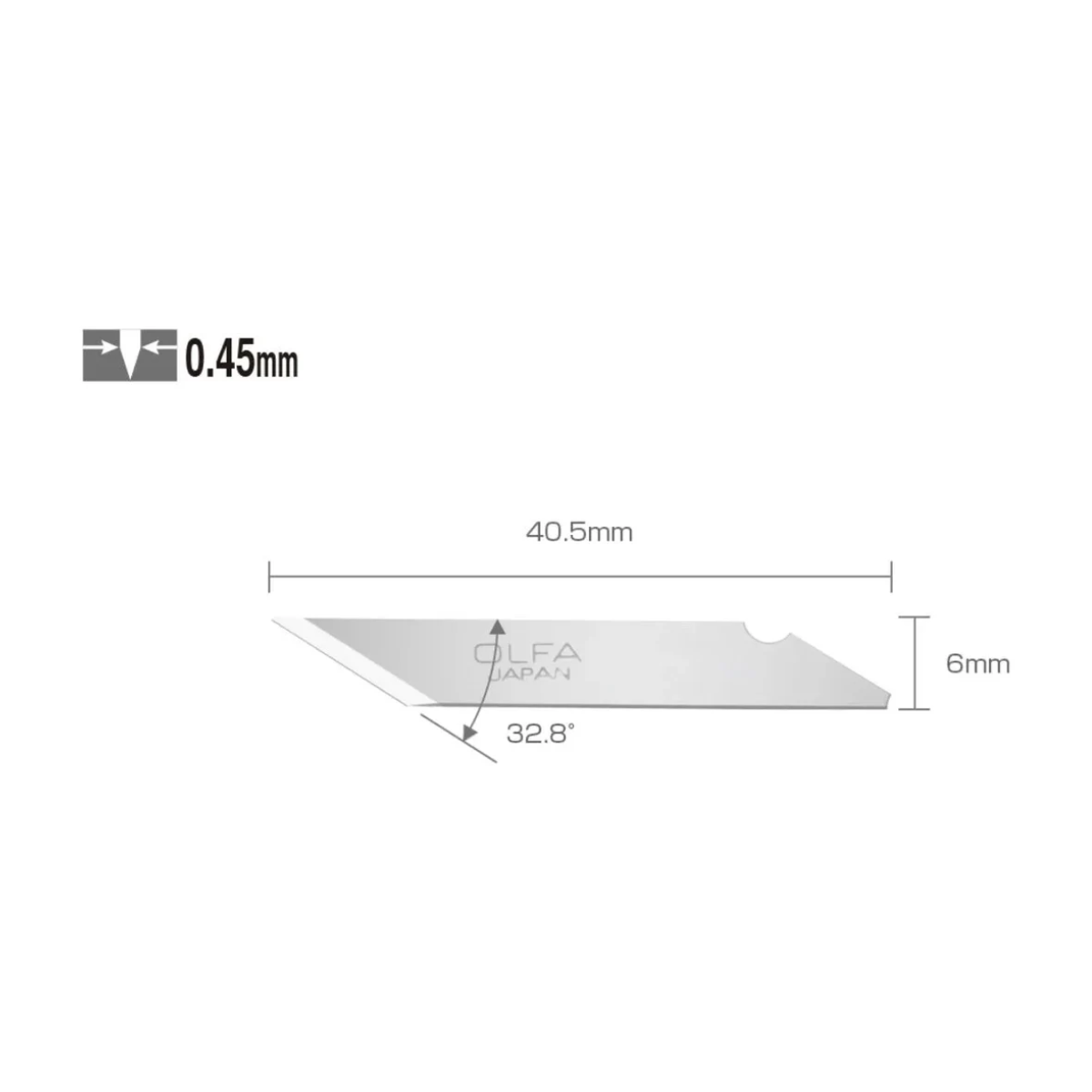 Pack 25 Hojas Cutter Repuesto Navaja OLFA KB-25