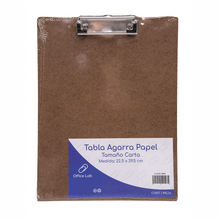 Tabla Sujeta Papeles Marca Office Lab Madera Tamaño Carta