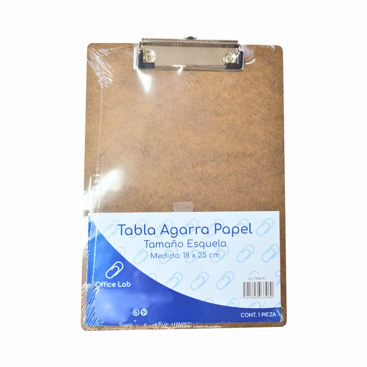 Tabla Sujeta Papeles Office Lab Madera Tamaño Esquela Clip - Office Lab