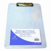 Tabla Sujeta Papeles Office Lab Plastico Tamaño Carta - Office Lab - vista lateral