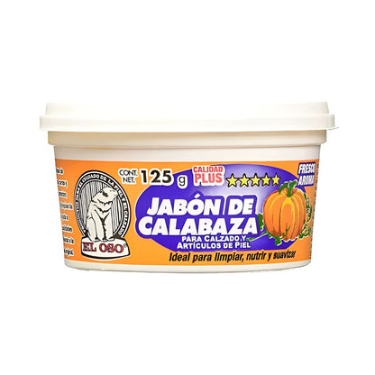 Jabon Calabaza Calzado El Oso Zapataos Nutre Suaviza 125 G