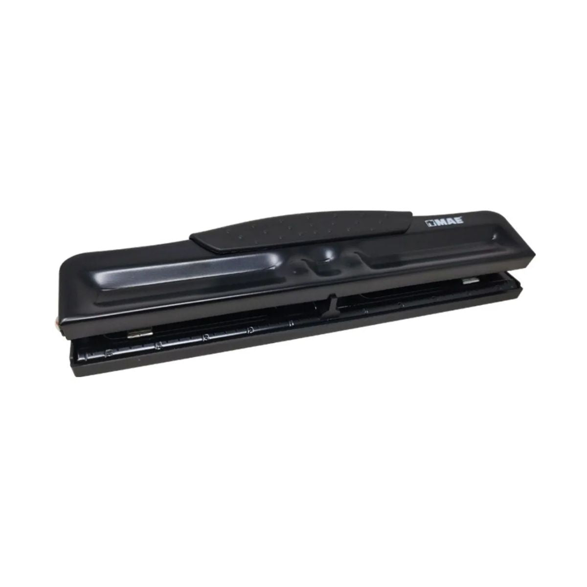 Perforadora Metalica Negra Mae 3 Orificios Ajustables