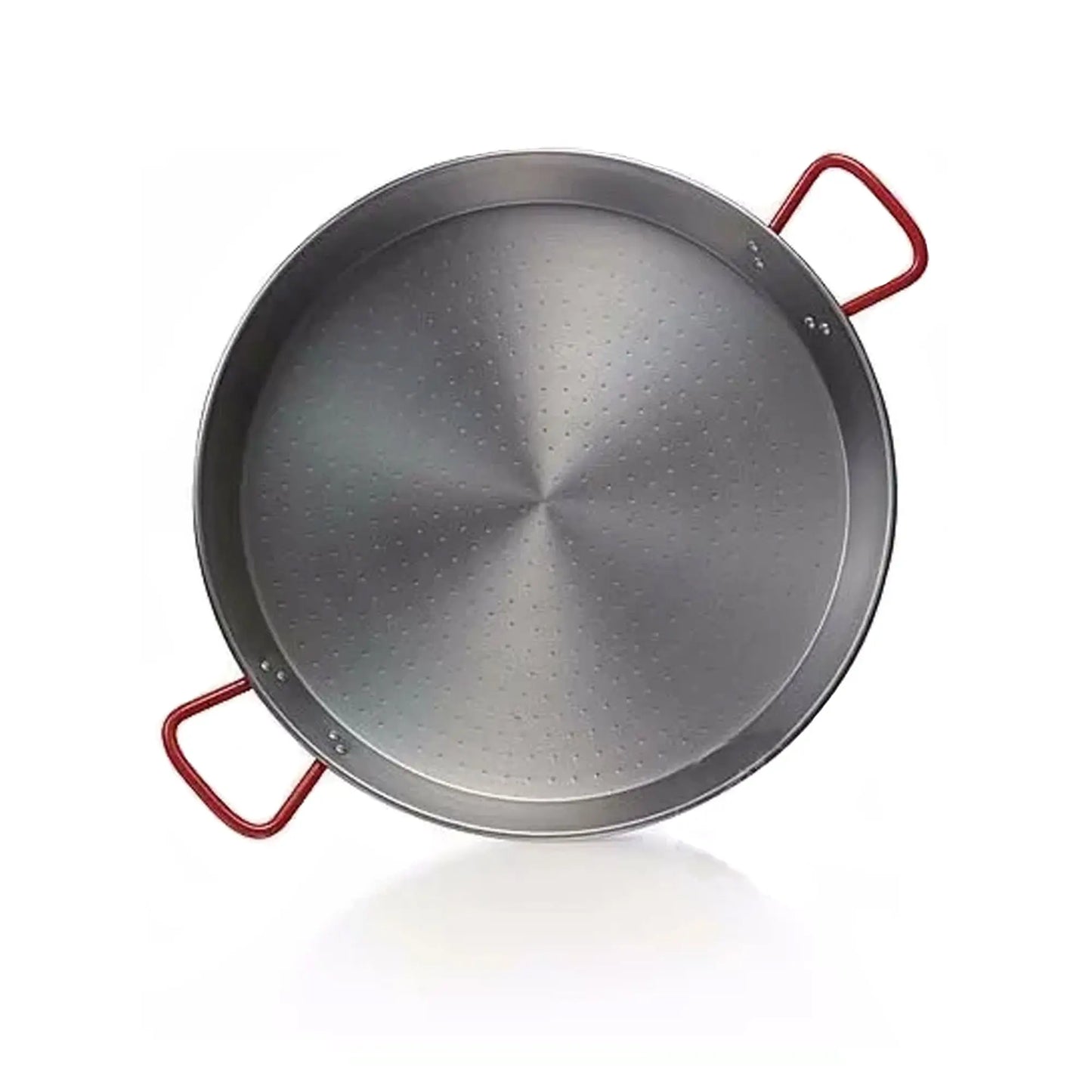 Paellera Pulida de Hierro 80cm - el cid - vista lateral