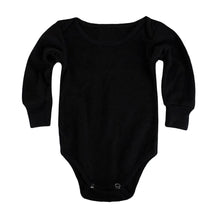 Pañalero Negro Ropa Bebé Niño Niña Manga Larga y Corta