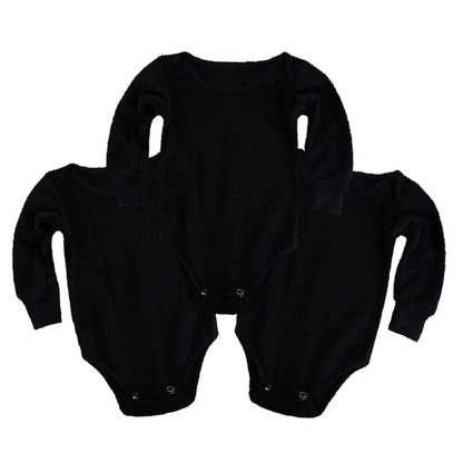Pañalero NEGRO Manga Larga Talla 24 Meses 3 PIEZAS - Coveme