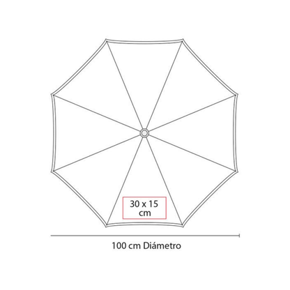Paraguas Sombrilla Promoopcion Colores Lluvia Automatico