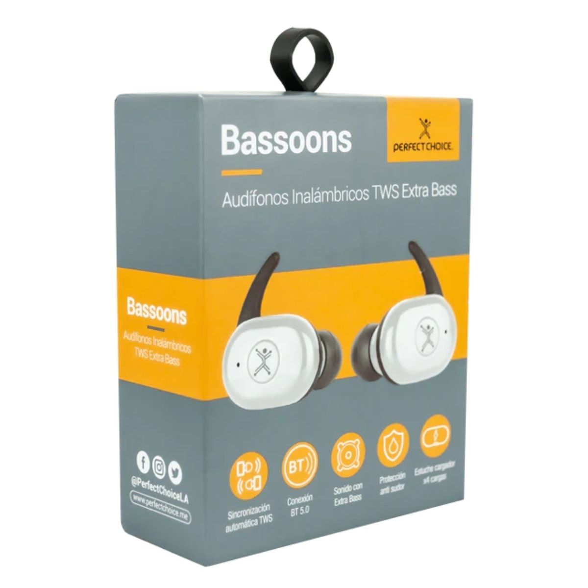 Audifonos Inalambricos Bluetooth Perfect Choice Extra Bass