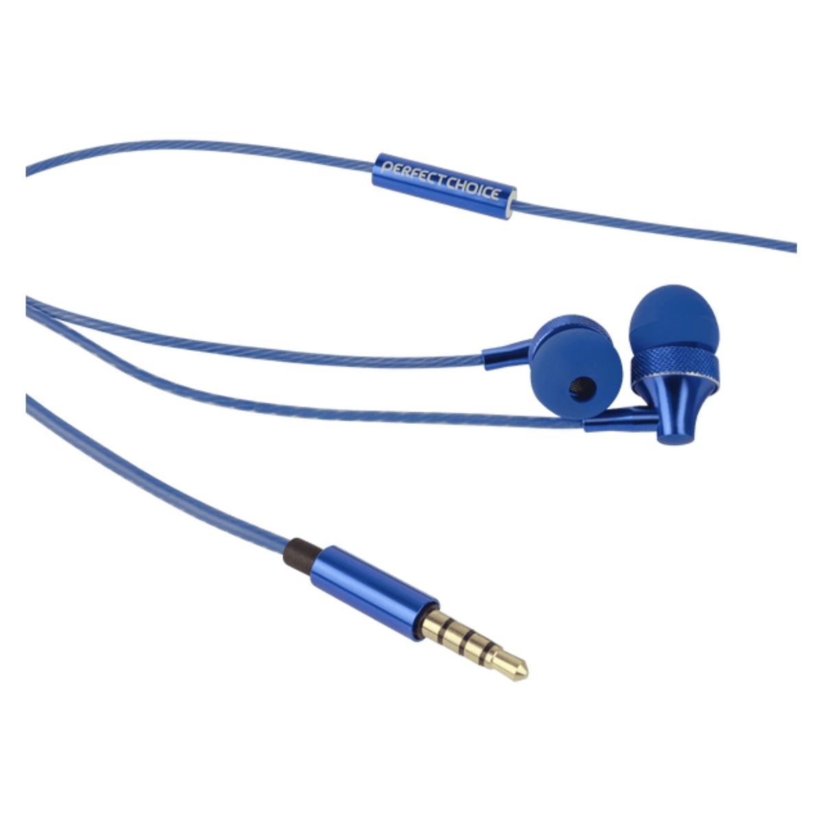 Audifonos Alambricos Azules Microfono Perfect Choice Stretto