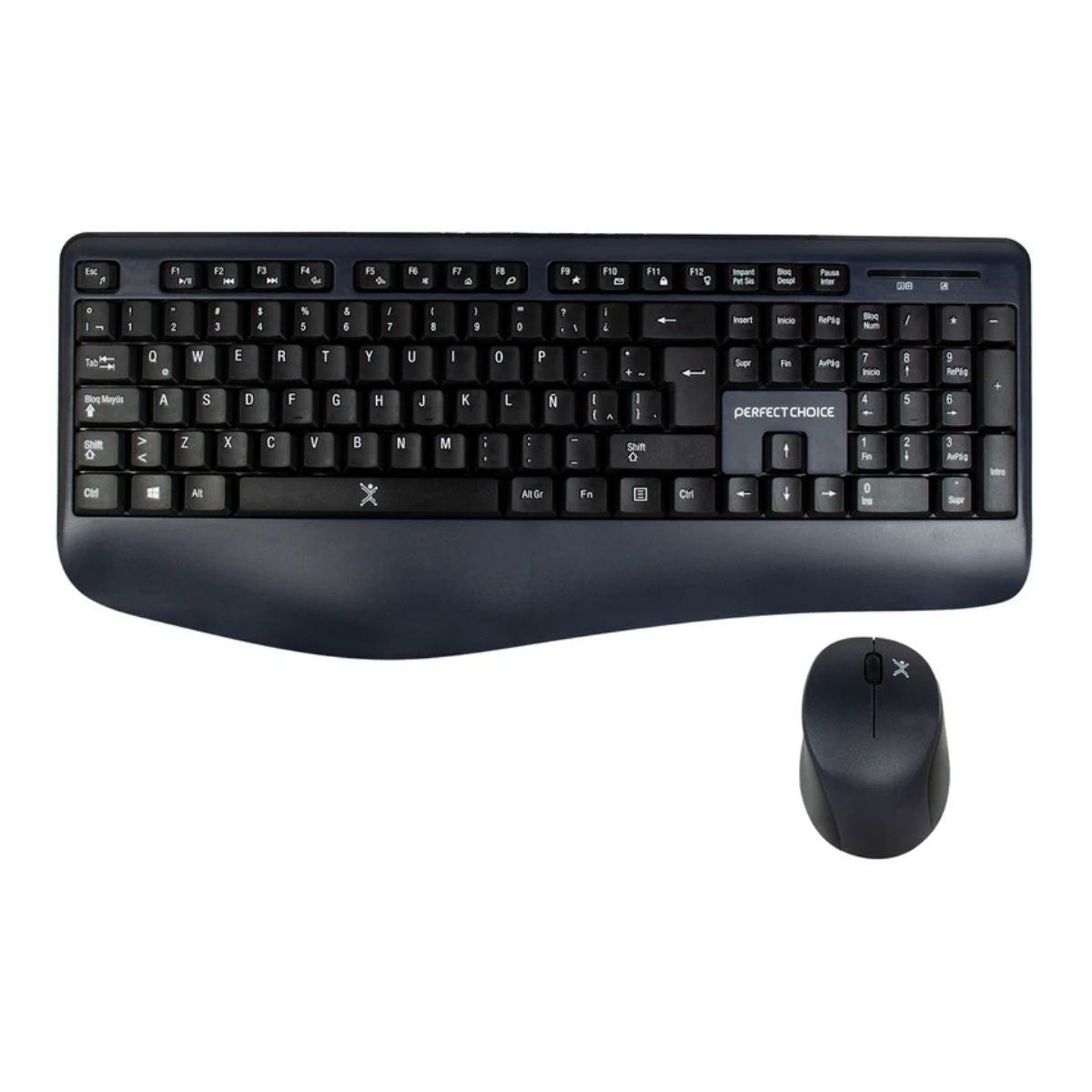 Kit Teclado Mouse Ergonomico Inalambrico Perfect Choice