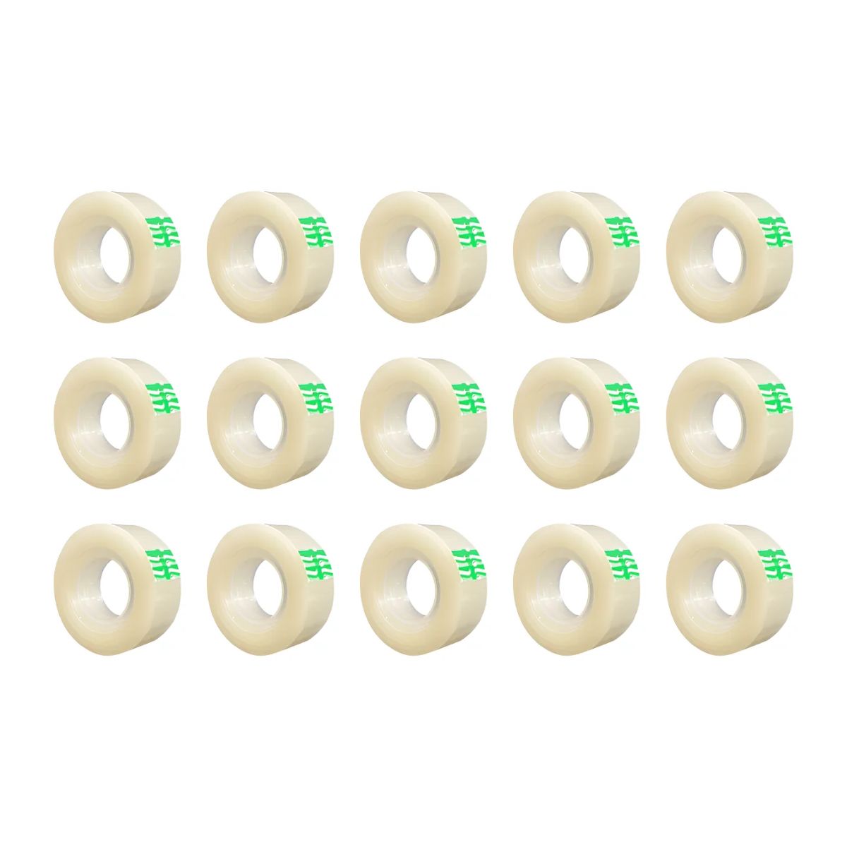 Pack 15 Cinta Corte Facil Devek 24mmx65m Transparente Escolar